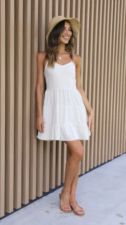 Chara Mini Dress - Beige