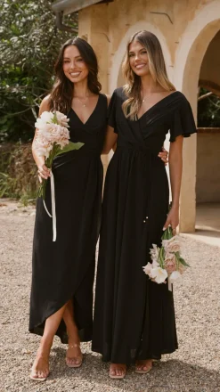 Charlize Maxi Dress - Black