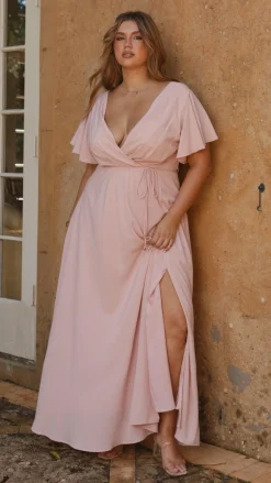 Charlize Maxi Dress - Dusty Pink