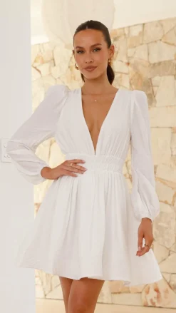 Charlotte Mini Dress - White