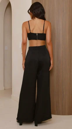 Chi Crop Top - Black