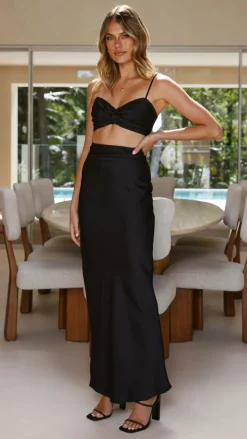 Chi Crop Top - Black