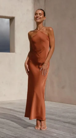 Chiara Maxi Dress - Copper
