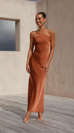 Chiara Maxi Dress - Copper