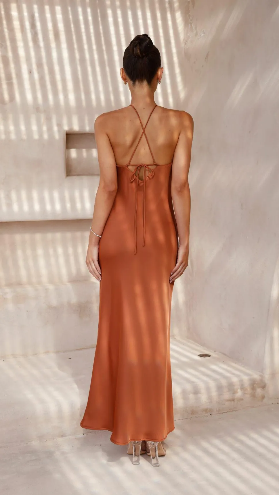 Chiara Maxi Dress - Copper