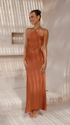 Chiara Maxi Dress - Copper