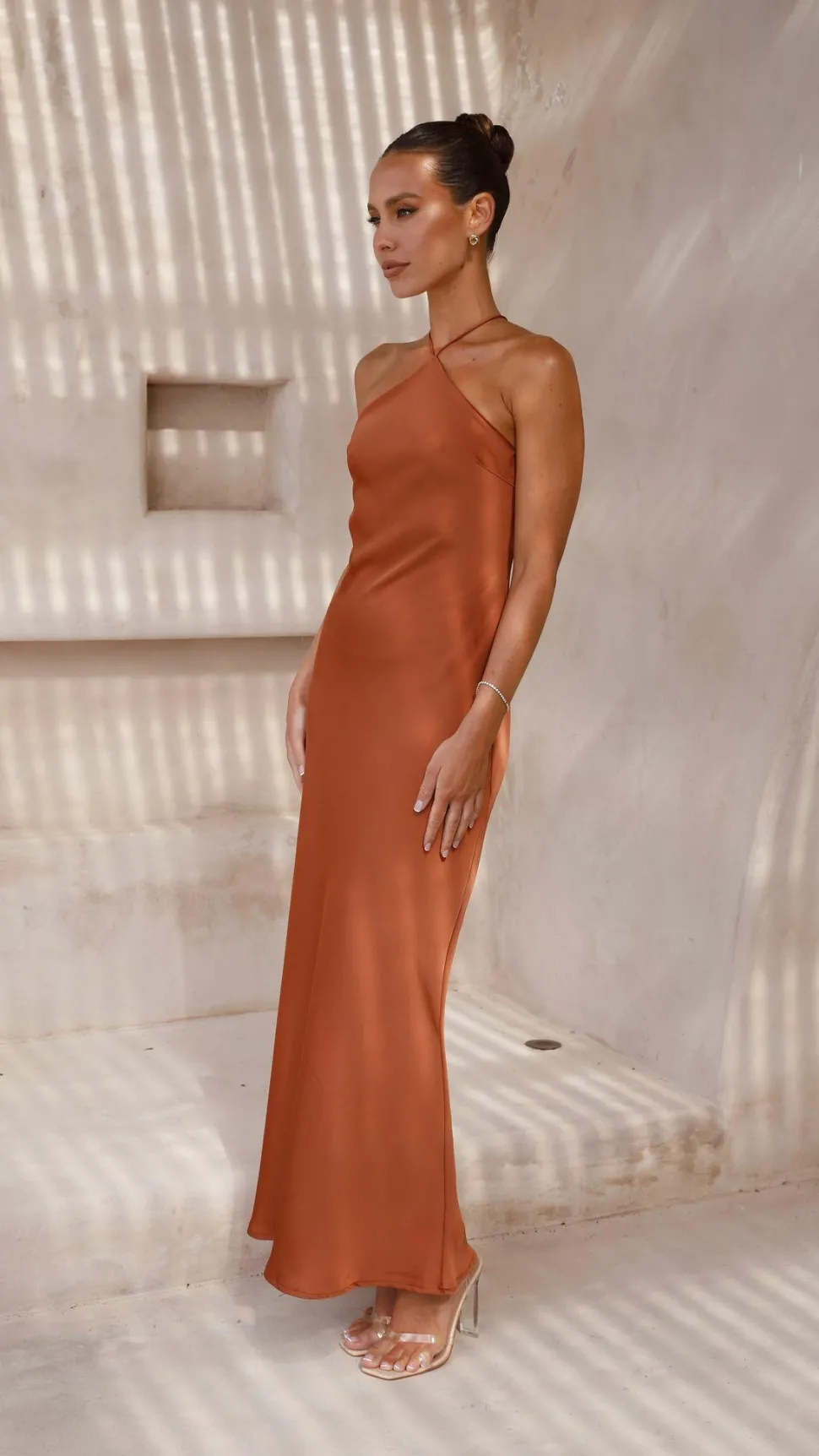 Chiara Maxi Dress - Copper