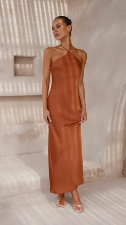 Chiara Maxi Dress - Copper