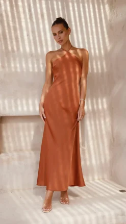 Chiara Maxi Dress - Copper