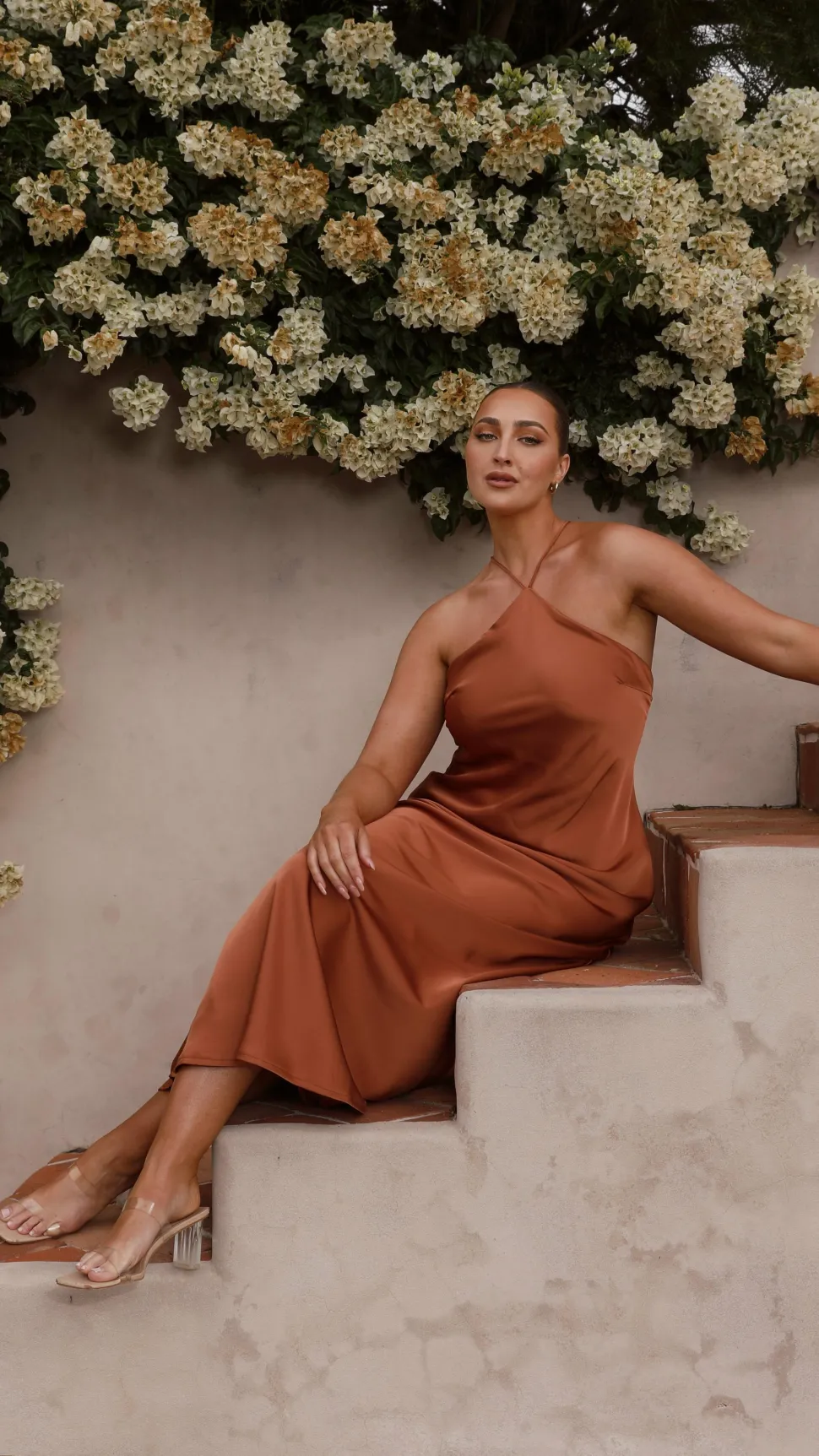 Chiara Maxi Dress - Copper