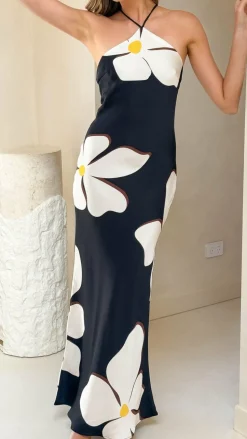 Chiara Maxi Dress - Fiore Bianco