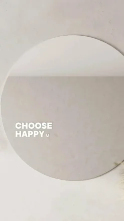 Choose Happy - Affirmation Mirror Sticker