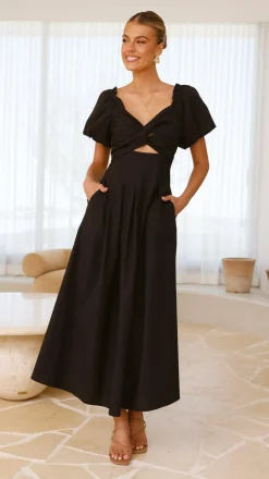 Christina Maxi Dress - Black