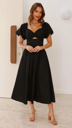 Christina Maxi Dress - Black