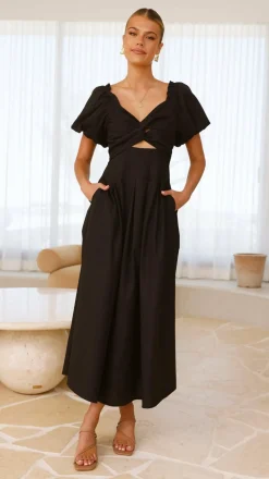 Christina Maxi Dress - Black