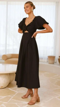 Christina Maxi Dress - Black