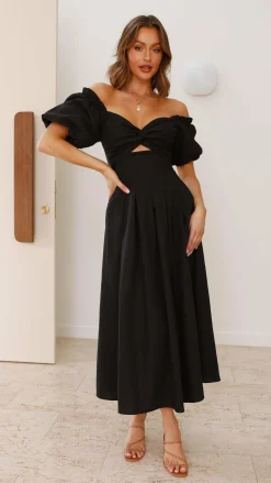 Christina Maxi Dress - Black