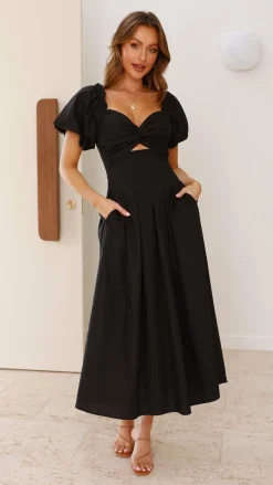 Christina Maxi Dress - Black