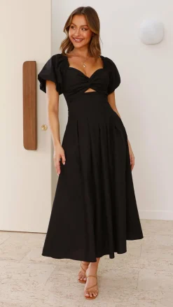 Christina Maxi Dress - Black