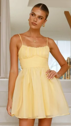 Ciele Mini Dress - Lemon