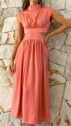 Cindie Midi Dress - Desert