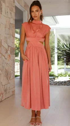 Cindie Midi Dress - Desert