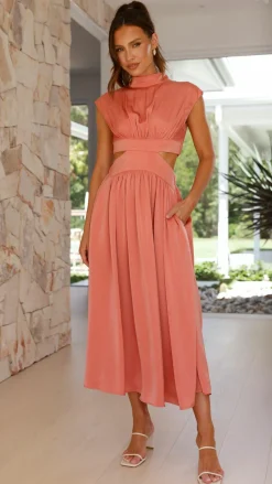 Cindie Midi Dress - Desert