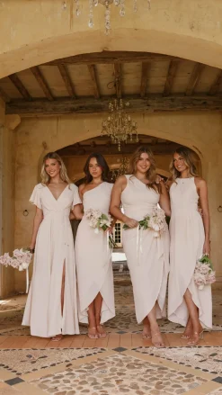 Clara One Shoulder Maxi Dress - Ivory