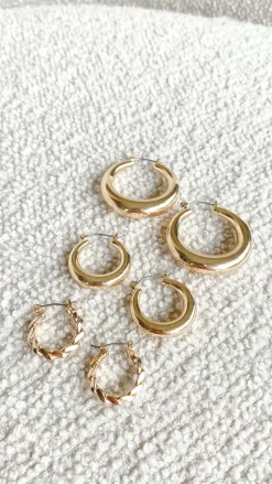 Classic Hoop Set - Gold