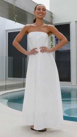 Connie Maxi Dress - White