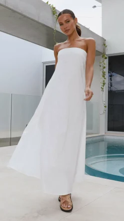 Connie Maxi Dress - White