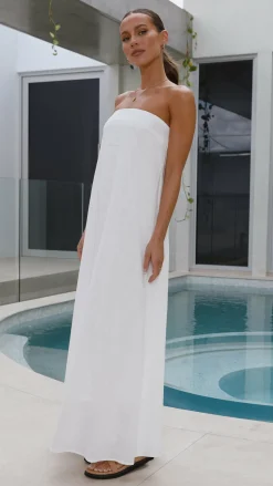Connie Maxi Dress - White
