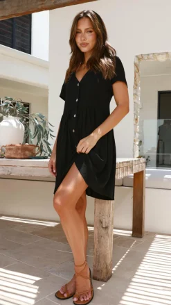 Courtney Mini Dress - Black