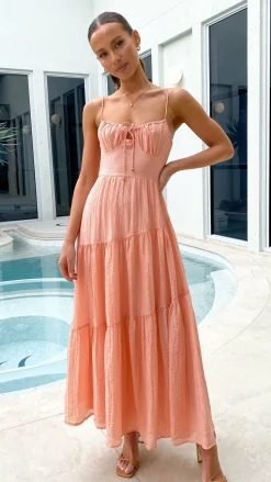 Cove Maxi Dress - Apricot