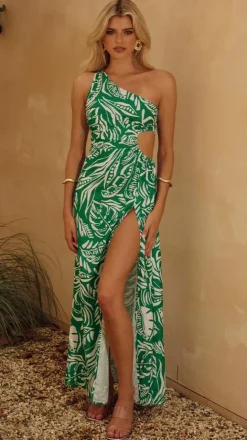 Cove Maxi Dress - Santino Green