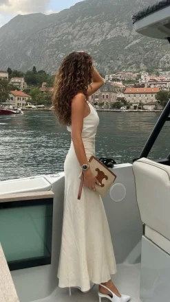 Dae Maxi Dress - White/Natural