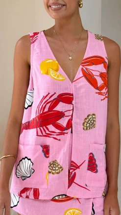 Dali Top - Shell Lover Print