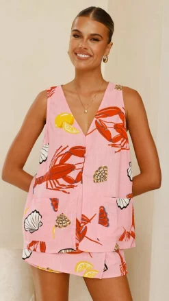 Dali Top - Shell Lover Print