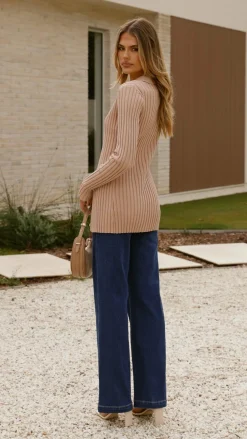 Darcy Knit Top - Mocha