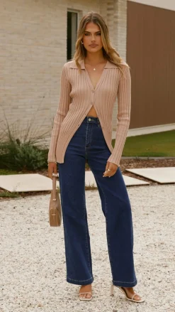 Darcy Knit Top - Mocha