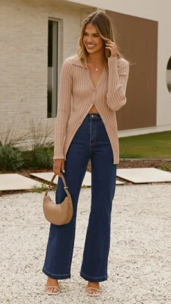 Darcy Knit Top - Mocha