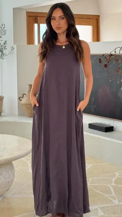 Darcy Maxi Dress - Chocolate