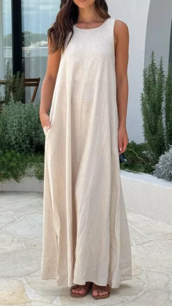 Darcy Maxi Dress - Oatmeal