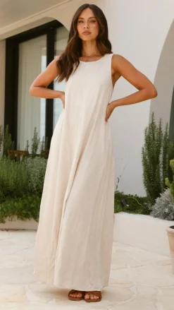 Darcy Maxi Dress - Oatmeal