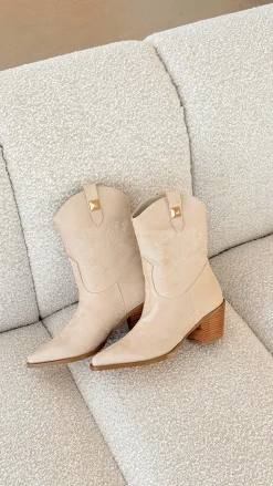Darla Boot - Sand Suede