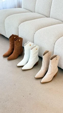 Darla Boot - Sand Suede