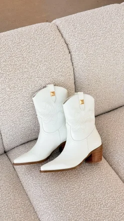 Darla Boots - White