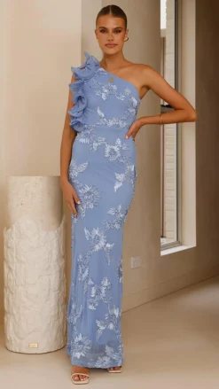 Darlee Maxi Dress - Blue Floral