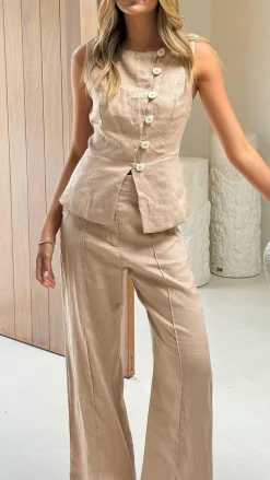 Darva Pants - Taupe