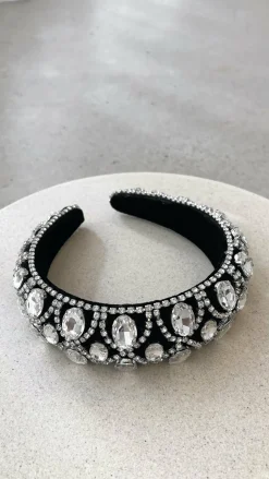 Deka Headband - Black/Silver